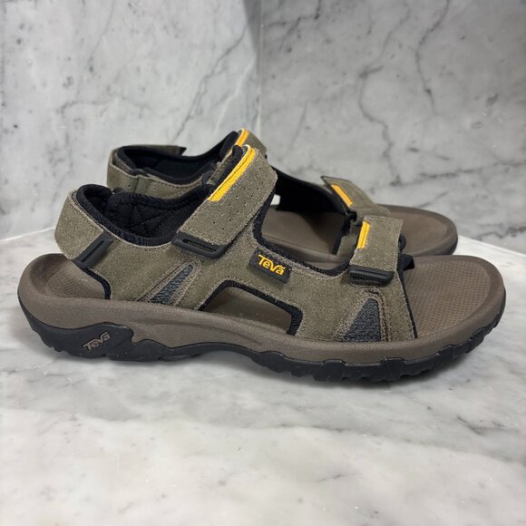 Teva Men's Katavi 2 Suede Hiking Sandal US Size 12 Bungee Cord 1019192 - Picture 1 of 9